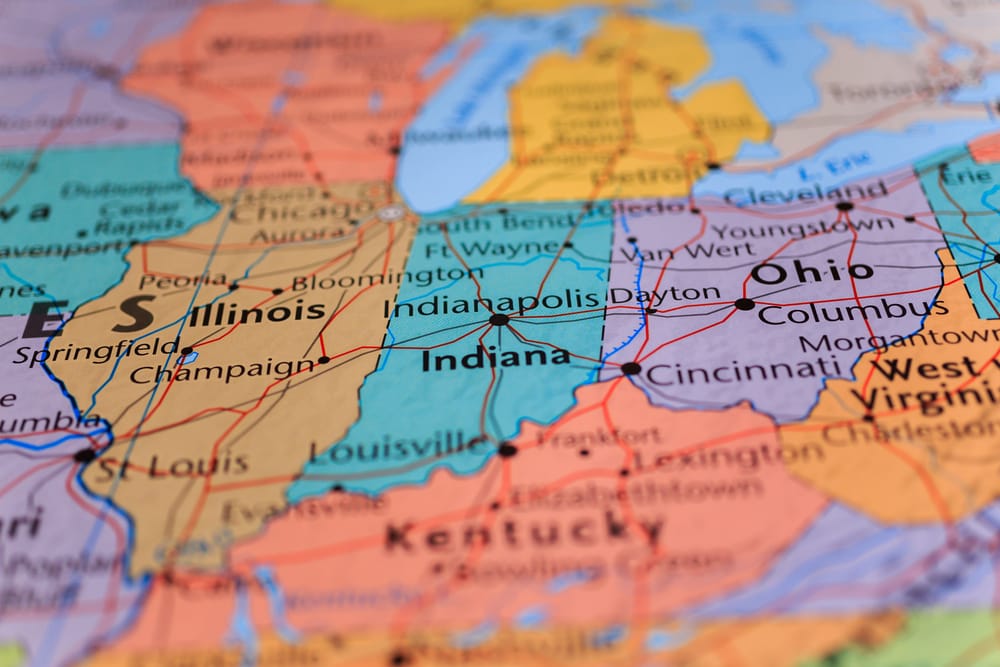 Illinois versus Indiana.