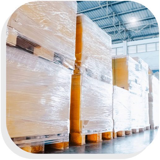 Packing and storage for warehouse moves.